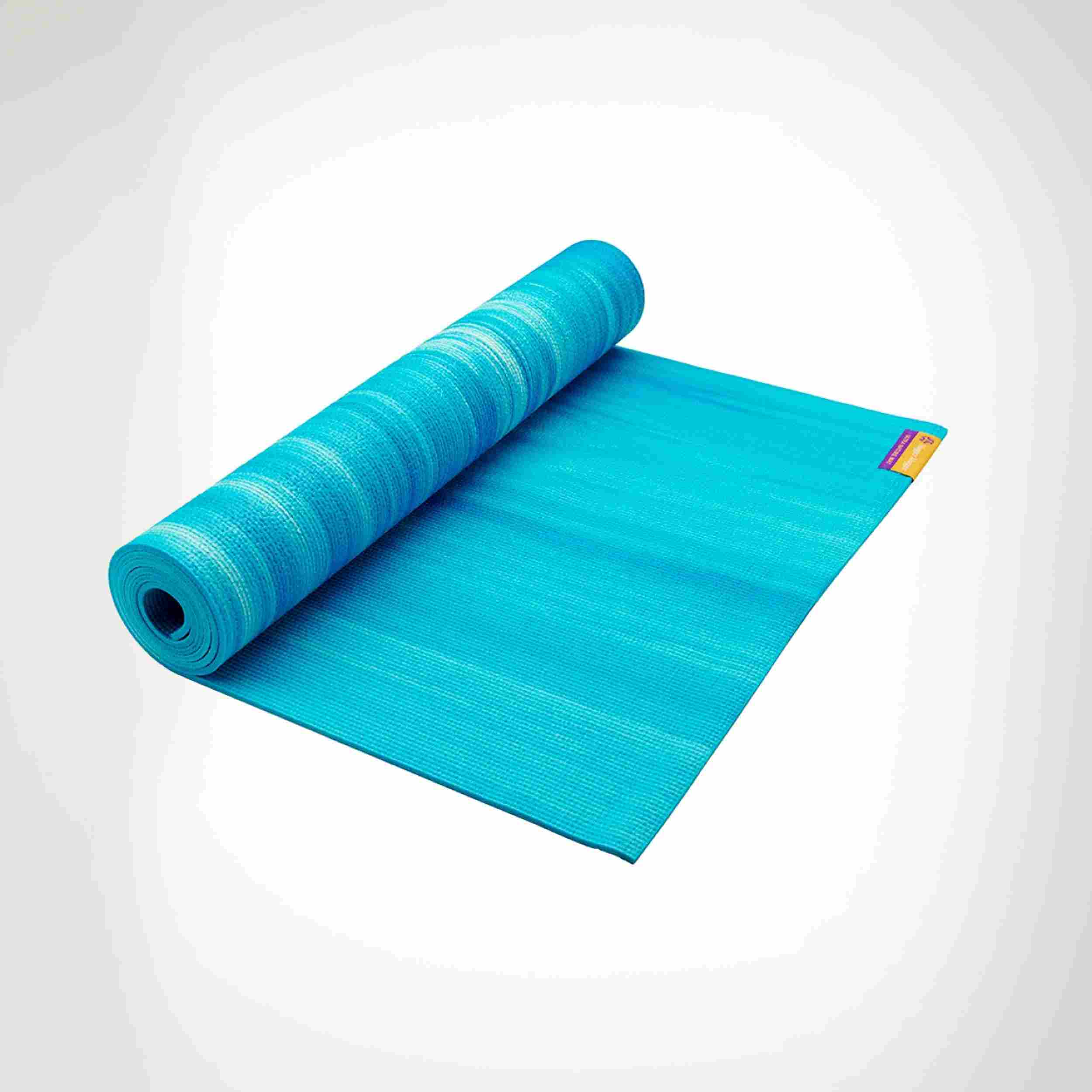 Blue yoga mat – nature